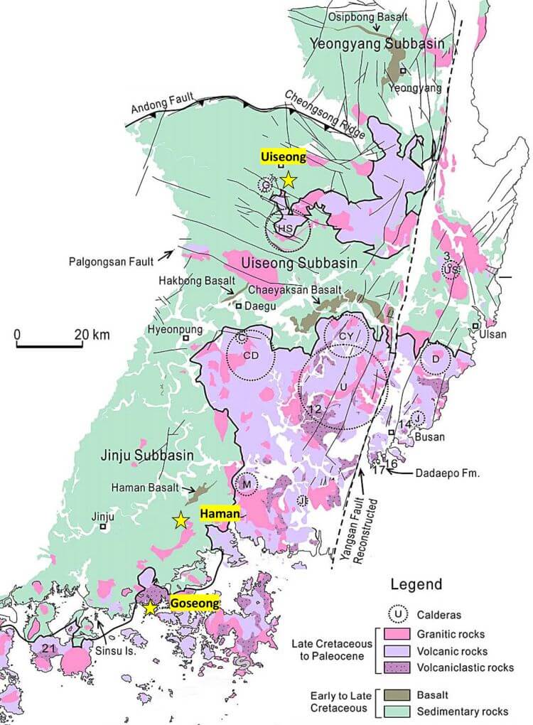 Gyeongsang Basin-Map
